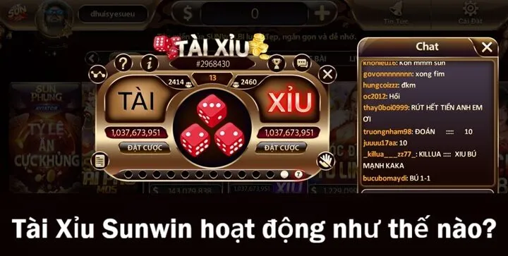 Tài Xỉu Sunwin hoạt động như thế nào?